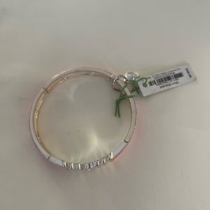 Beautiful sliver and pink mom bracelet